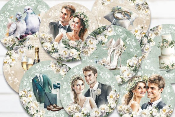 Download Shabby Chic Wedding Tags for Card Making - Premium Resources